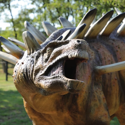 Kentrozaur - widok głowy zwierzęcia