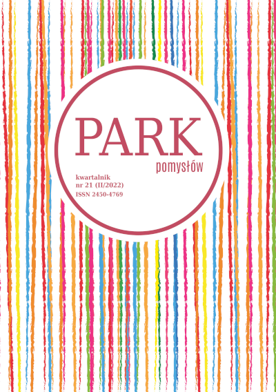 Okładka kwartalnika "Park pomysłów" numer 21 - przejdź do biblioteki