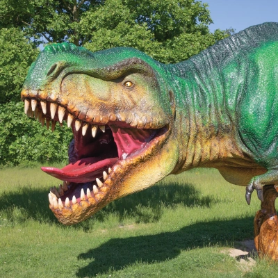 Tyranozaur - widok głowy zwierzęcia